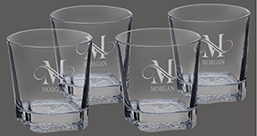 9oz Round Rock Glasses