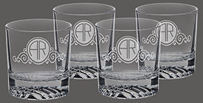 9oz Round Rock Glasses