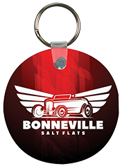 Sublimated Heart 2 Sided Keychain